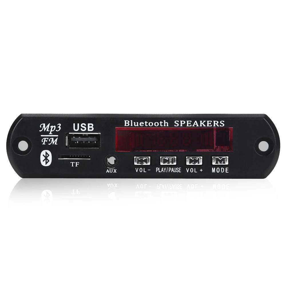 Bluetooth 5.0 MP3 Decoder Board DC 5V 12V Car FM Radio Module Support TF USB AUX for Car Phone
Bluetooth 5.0 MP3 Decoder Board DC 5V 12V Car FM Radio Module Support TF USB AUX for Car Phone