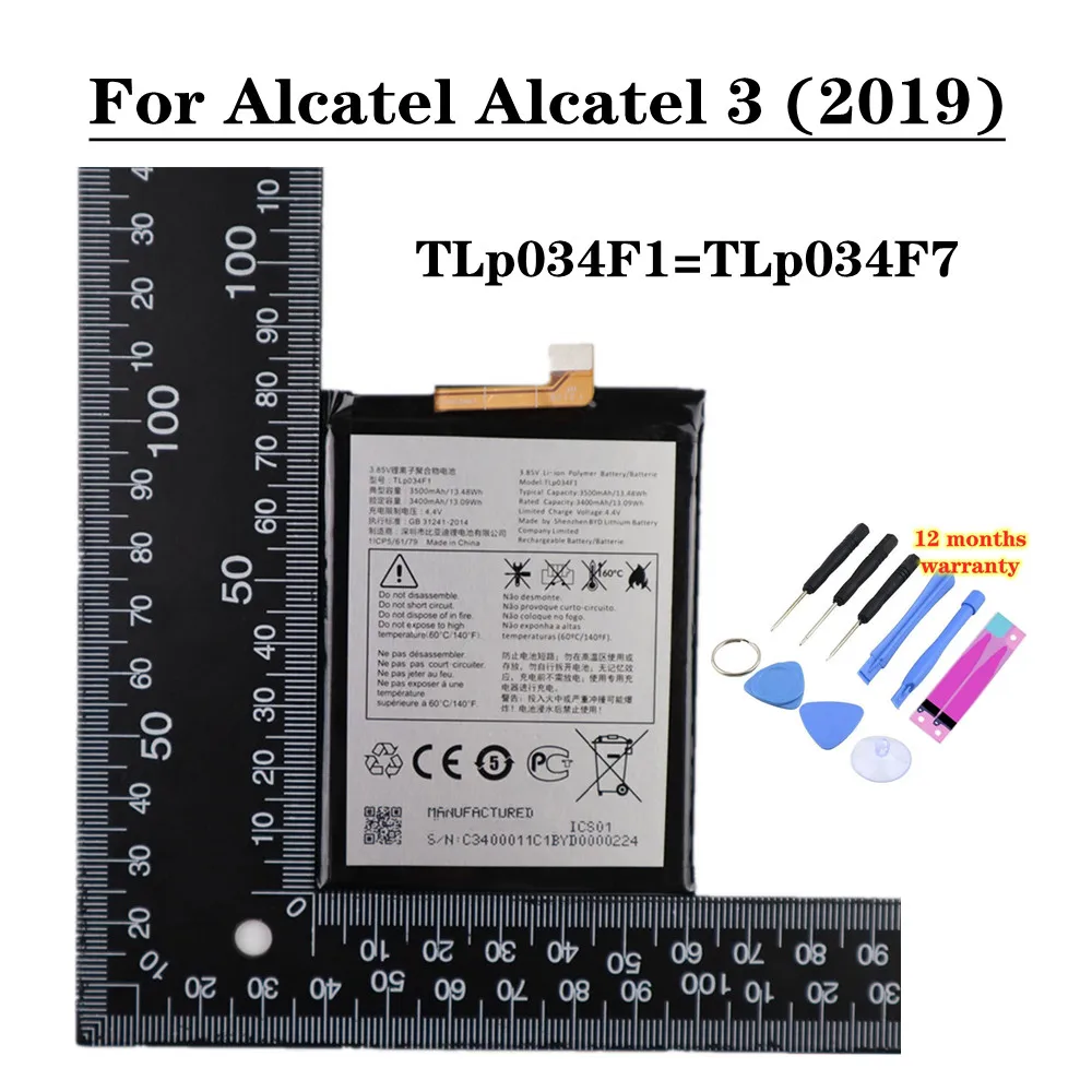 Высококачественный оригинальный аккумулятор TLP034F1 TLP034F7 3500 мАч для Alcatel 3 3L 2019 5053D 5053K 5053Y 5039D, Сменный аккумулятор для телефона
Высококачественный оригинальный аккумулятор TLP034F1 TLP034F7 3500 мАч для Alcatel 3 3L 2019 5053D 5053K 5053Y 5039D, Сменный аккумулятор для телефона