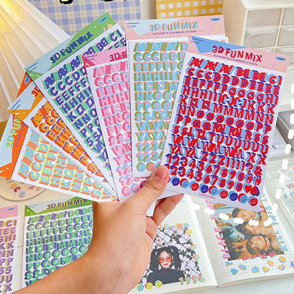 Candy Colors 3D Numbers Letter Sticker Cute Candy Colors Alphabet Stickers DIY Planner Notebook Scrapbooking Journal Stationery
Candy Colors 3D Numbers Letter Sticker Cute Candy Colors Alphabet Stickers DIY Planner Notebook Scrapbooking Journal Stationery