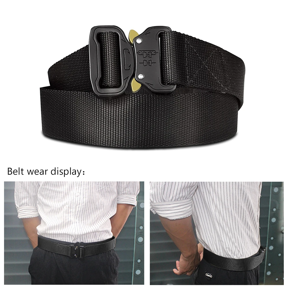 140cm Men Casual Tactical Belt Alloy Buckle Youth Students Belt Outdoor Sports Training Elastic Waistband Sportswear
140cm Men Casual Tactical Belt Alloy Buckle Youth Students Belt Outdoor Sports Training Elastic Waistband Sportswear
