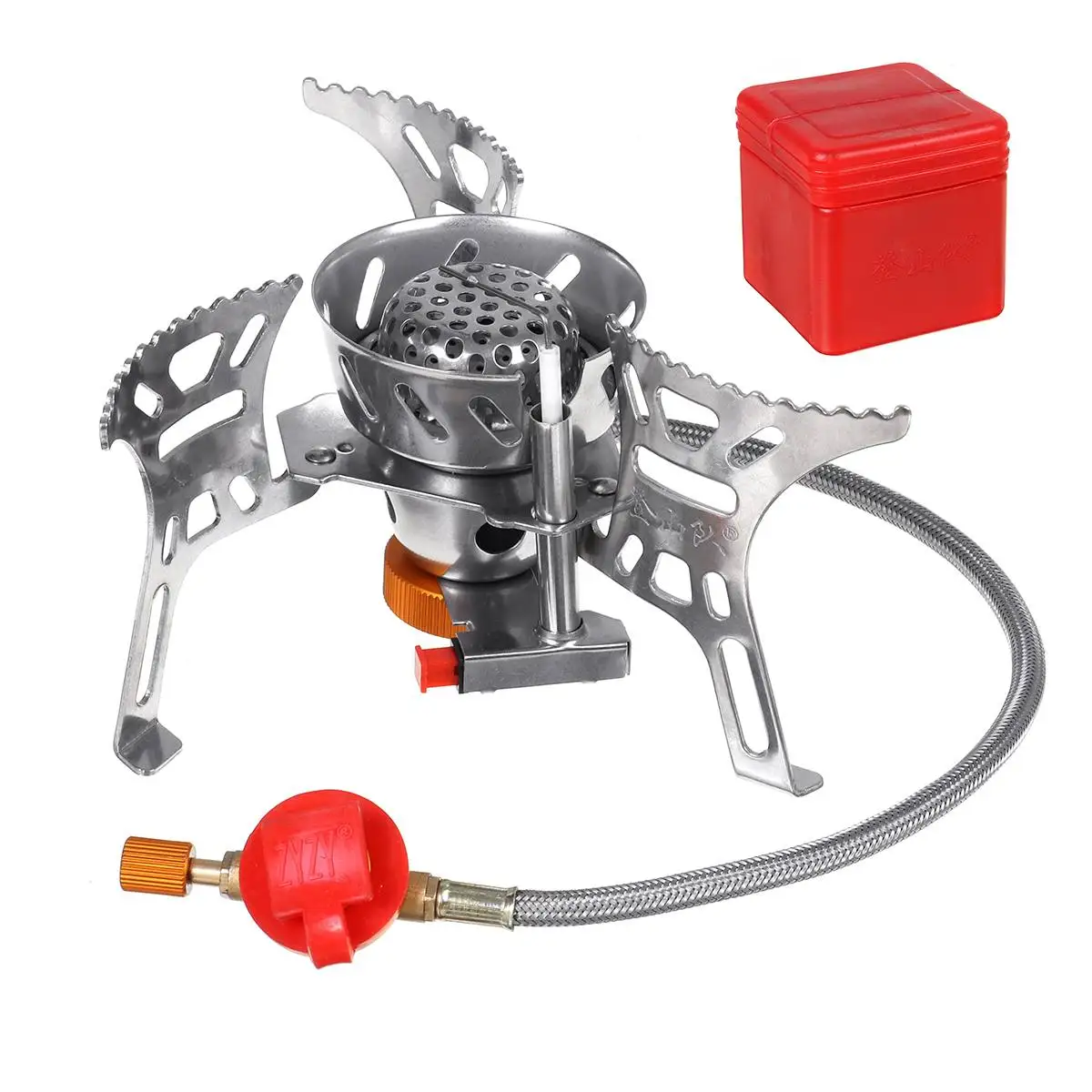 3800W Foldable Camping Gas Stove Outdoor Backpacking Stove Windbreak Energy Saving Picnic Cooking Burners with Storage Case
3800W Foldable Camping Gas Stove Outdoor Backpacking Stove Windbreak Energy Saving Picnic Cooking Burners with Storage Case