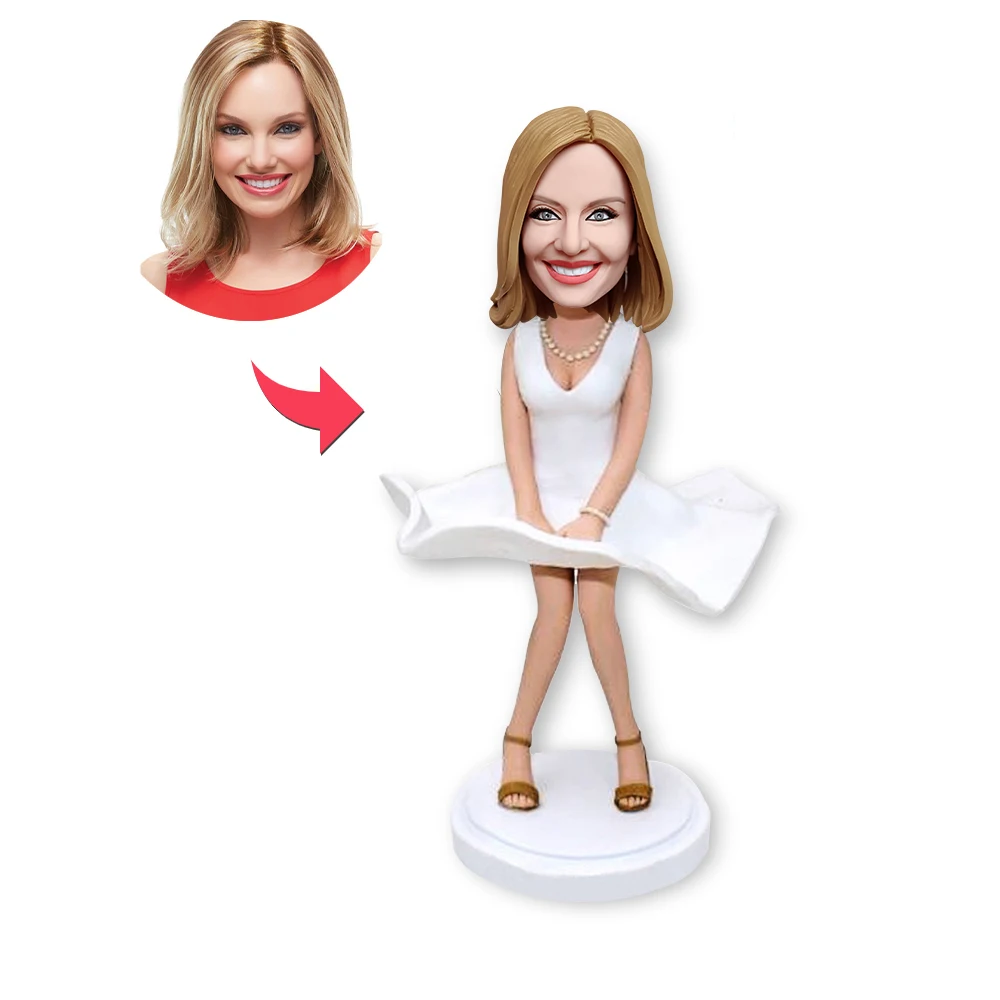 Marilyn Monroe Girl Custom Bobblehead Figurines,Personalized Gifts Mini Toy Statue Porcelain Sculpting Service Home Decorations
Marilyn Monroe Girl Custom Bobblehead Figurines,Personalized Gifts Mini Toy Statue Porcelain Sculpting Service Home Decorations