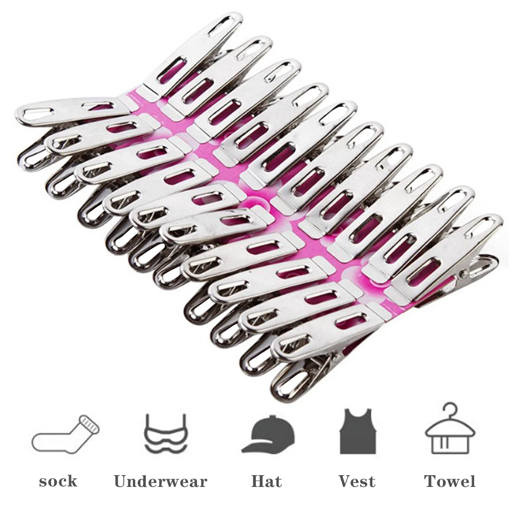 Paper Craft Decoration Clips Pegs Mini Size Practical Stainless Steel Clothes Pegs Clips Socks Clips Pins Clamps 40pcs/lot
Paper Craft Decoration Clips Pegs Mini Size Practical Stainless Steel Clothes Pegs Clips Socks Clips Pins Clamps 40pcs/lot