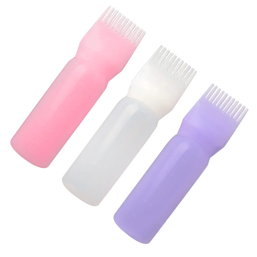 3pcs Root Comb Applicator Bottles with Graduated Scale Hair Dye Bottles with Comb Hair Coloring Dyeing Tools for Home Salon (
3pcs Root Comb Applicator Bottles with Graduated Scale Hair Dye Bottles with Comb Hair Coloring Dyeing Tools for Home Salon (