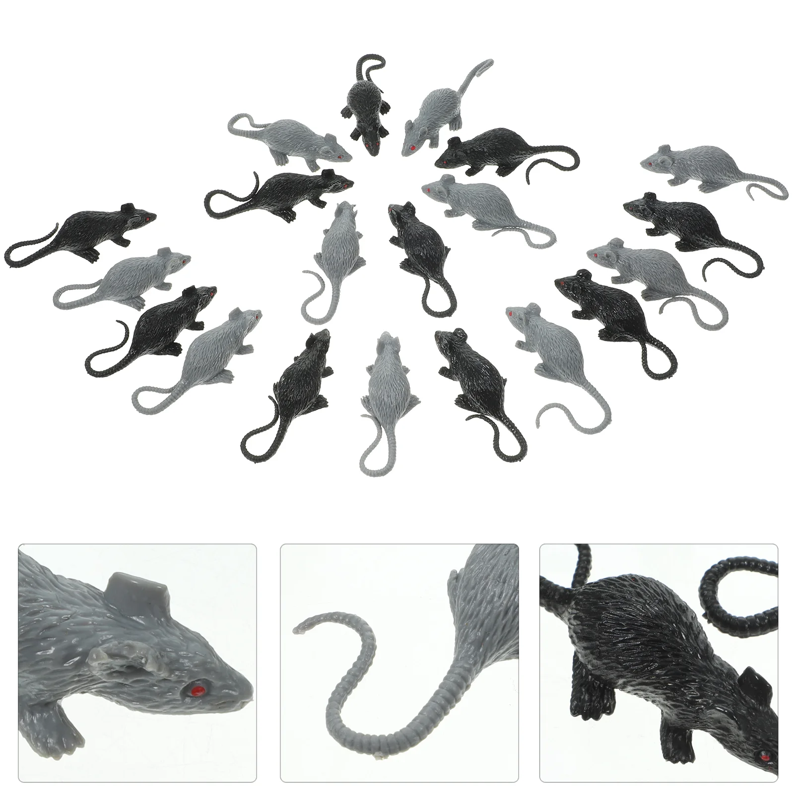 20 Pcs Halloween Decoration Statue Funny Mouse Scary Pranks Prop Little Figurines Pvc Adornments
20 Pcs Halloween Decoration Statue Funny Mouse Scary Pranks Prop Little Figurines Pvc Adornments