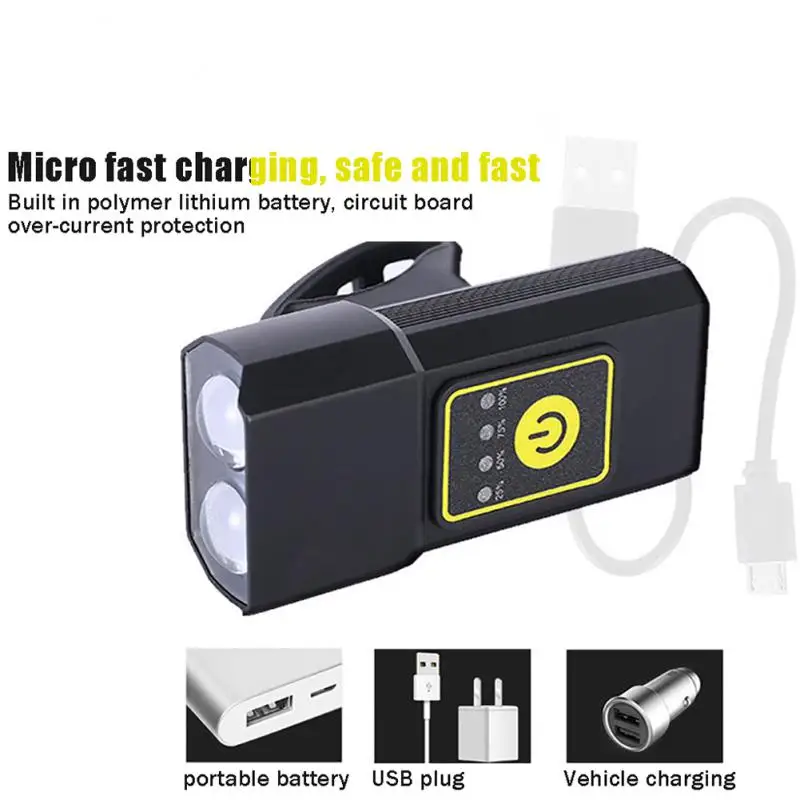 Bright Lantern Four Grid Power Display Usb Charging Warning Light Bicycle Headlights Riding Equipment Waterproof Bicycle Light
Bright Lantern Four Grid Power Display Usb Charging Warning Light Bicycle Headlights Riding Equipment Waterproof Bicycle Light