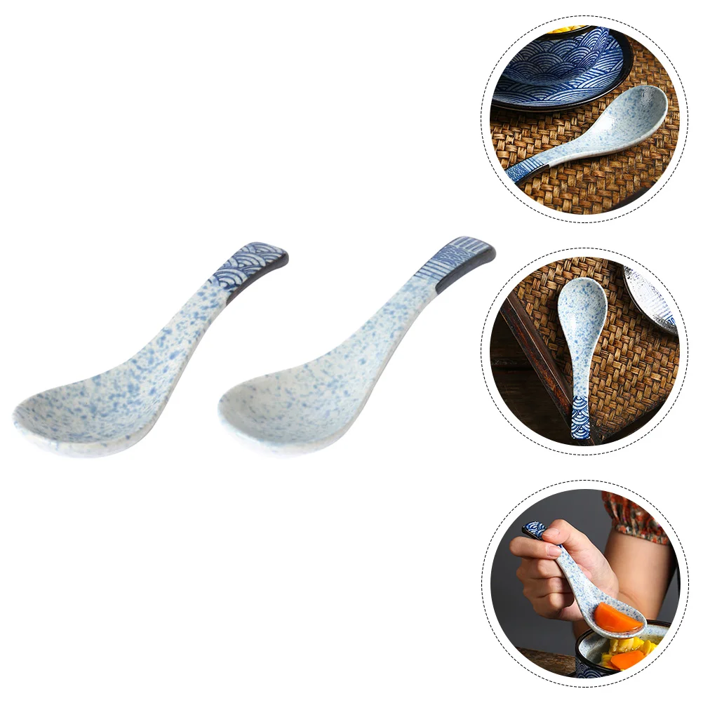 2Pcs Ceramic Daily Use Delicate Dinner Spoon Soup Accessory Spoon Decorative Spoon for Ramen Home Soup Daily
2Pcs Ceramic Daily Use Delicate Dinner Spoon Soup Accessory Spoon Decorative Spoon for Ramen Home Soup Daily