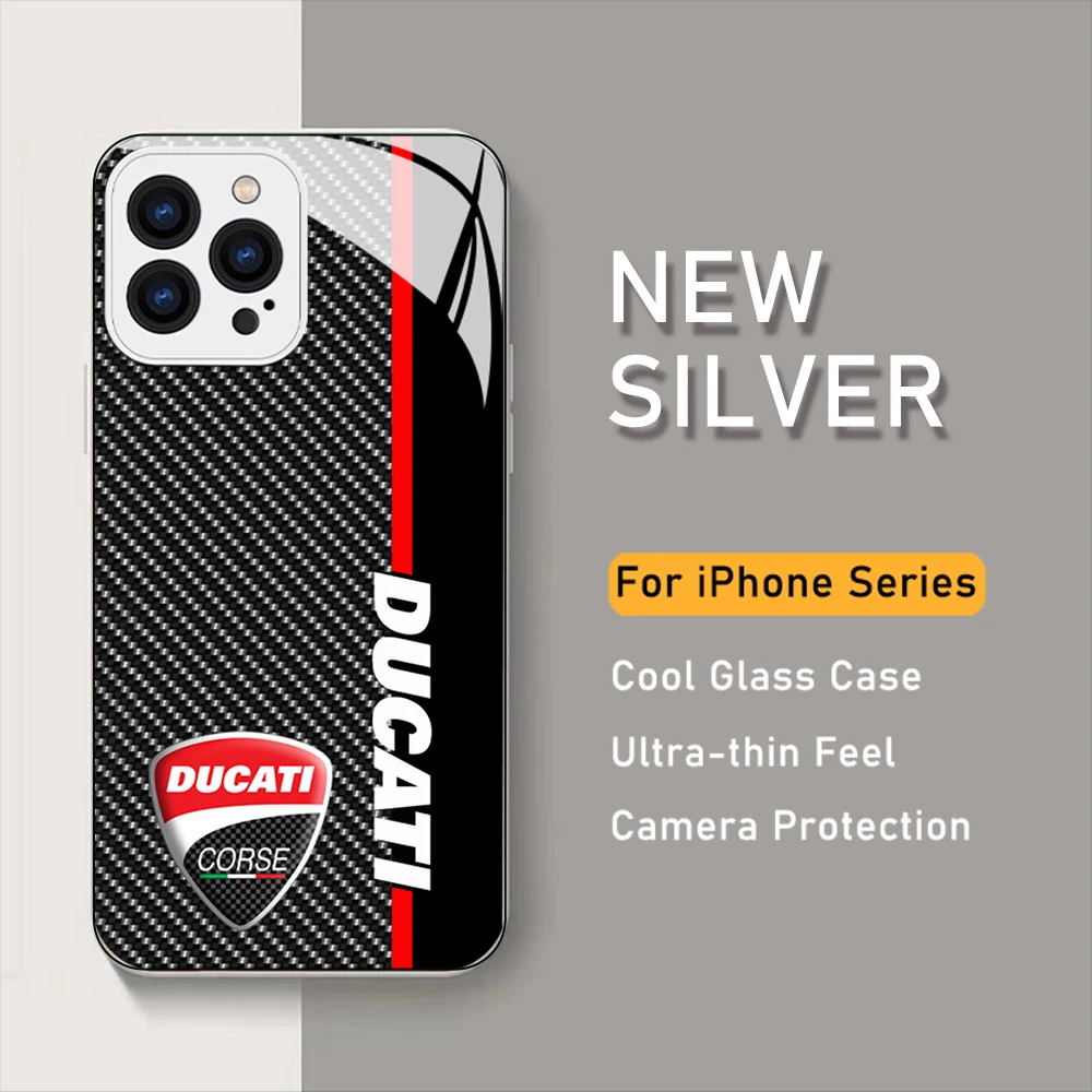 Motorcycle Racing Ducaties Metallic-Color Phone Case For iPhone 14 13 12 Mini 11 Pro Max X XS XR 8 SE 2020 Plus Glass Hard Cover
Motorcycle Racing Ducaties Metallic-Color Phone Case For iPhone 14 13 12 Mini 11 Pro Max X XS XR 8 SE 2020 Plus Glass Hard Cover