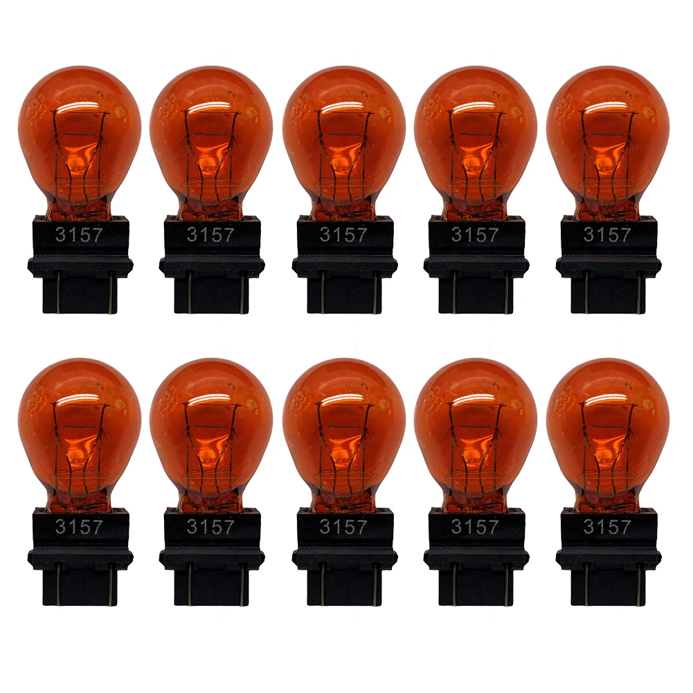 10 Pack 3157 Brake Light Bulbs Clear And Amber Tail Signal Brake Light Bulbs Car Backup Reverse Signal Turn Lamp
10 Pack 3157 Brake Light Bulbs Clear And Amber Tail Signal Brake Light Bulbs Car Backup Reverse Signal Turn Lamp