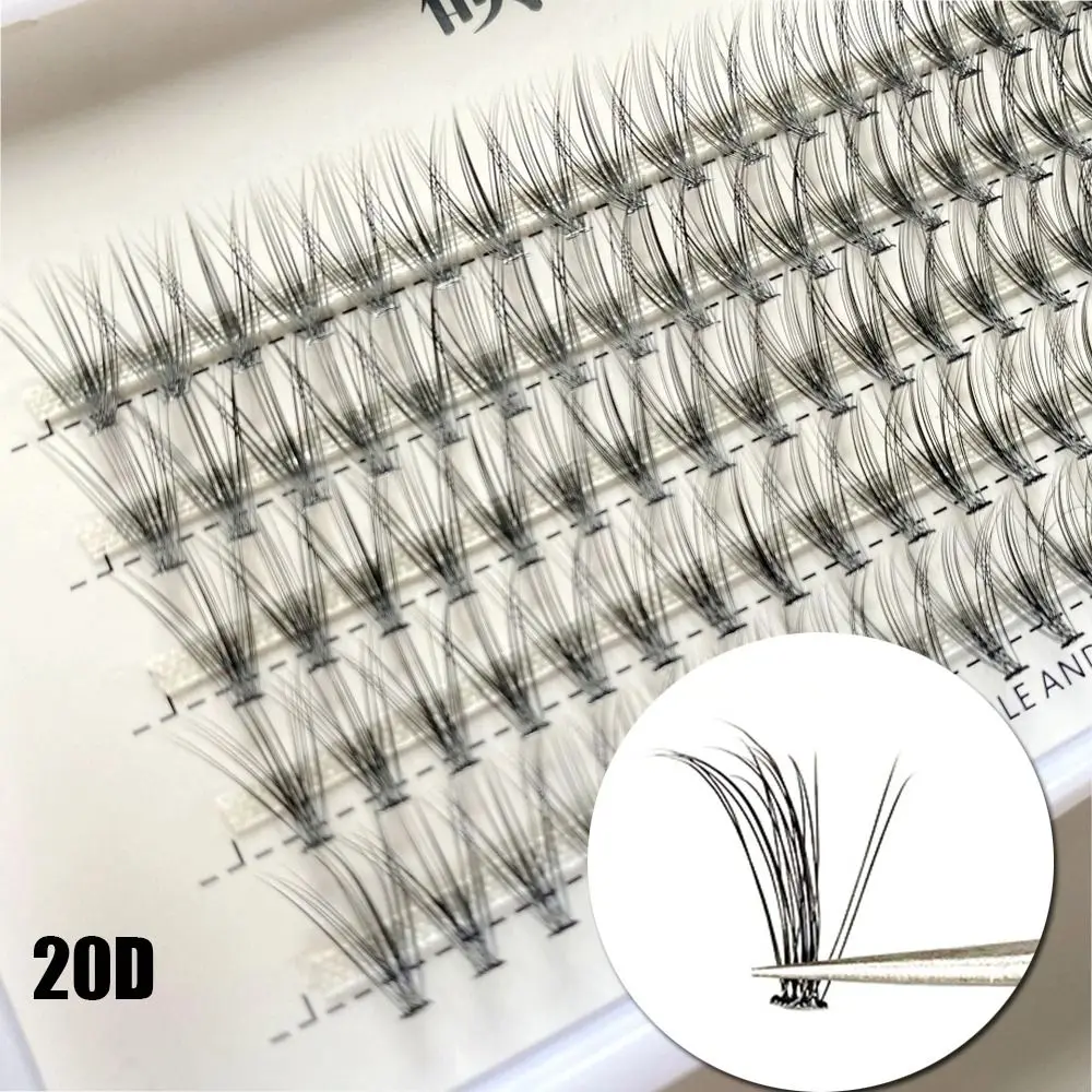 

5 Lines DIY Lashes Eyelash Extensions Individual Eyelash Natural C Curl Fake Eyelashes 8~13mm 20D