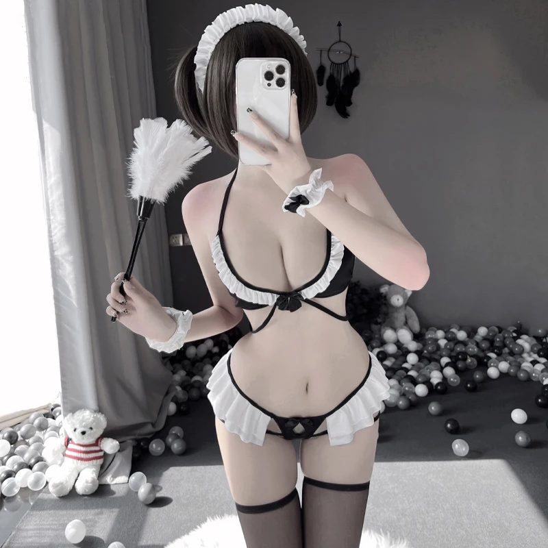 Exotic Adult Erotic Accessories Sexy Lingerie Kawaii Maid Cosplay Costume Stage Party Show Uniform Ladies Bra Thong Set 2022 New
Exotic Adult Erotic Accessories Sexy Lingerie Kawaii Maid Cosplay Costume Stage Party Show Uniform Ladies Bra Thong Set 2022 New