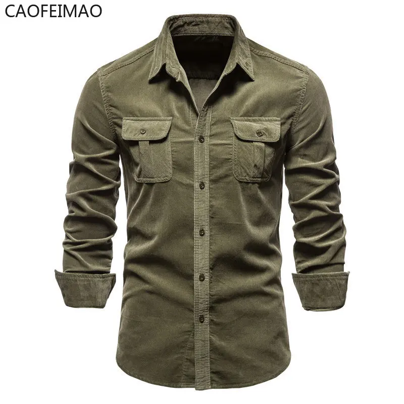 Corduroy Shirts for Men Clothing Coat Camisa Masculina Blusas Ropa Camisas De Hombre Chemise Homme Autumn Long Sleeve Blouses
Corduroy Shirts for Men Clothing Coat Camisa Masculina Blusas Ropa Camisas De Hombre Chemise Homme Autumn Long Sleeve Blouses