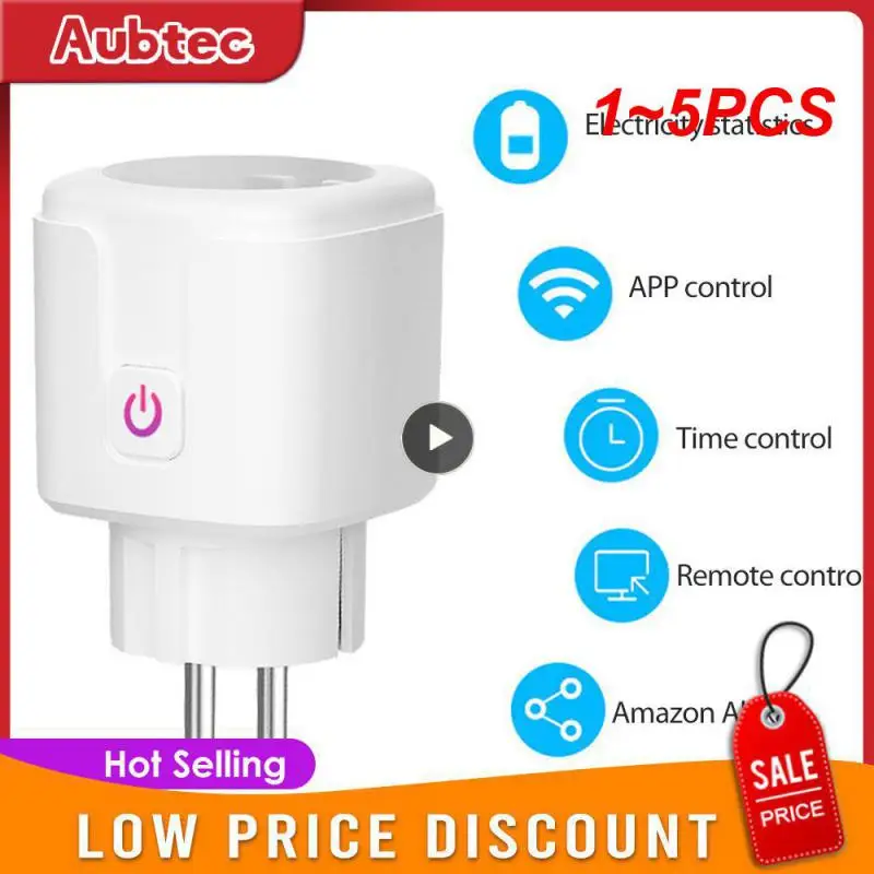 1~5PCS Smart WiFi Plug Adaptor 16A Remote Voice Control Power Monitor Socket Outlet Timing Function work with Alexa Home
1~5PCS Smart WiFi Plug Adaptor 16A Remote Voice Control Power Monitor Socket Outlet Timing Function work with Alexa Home