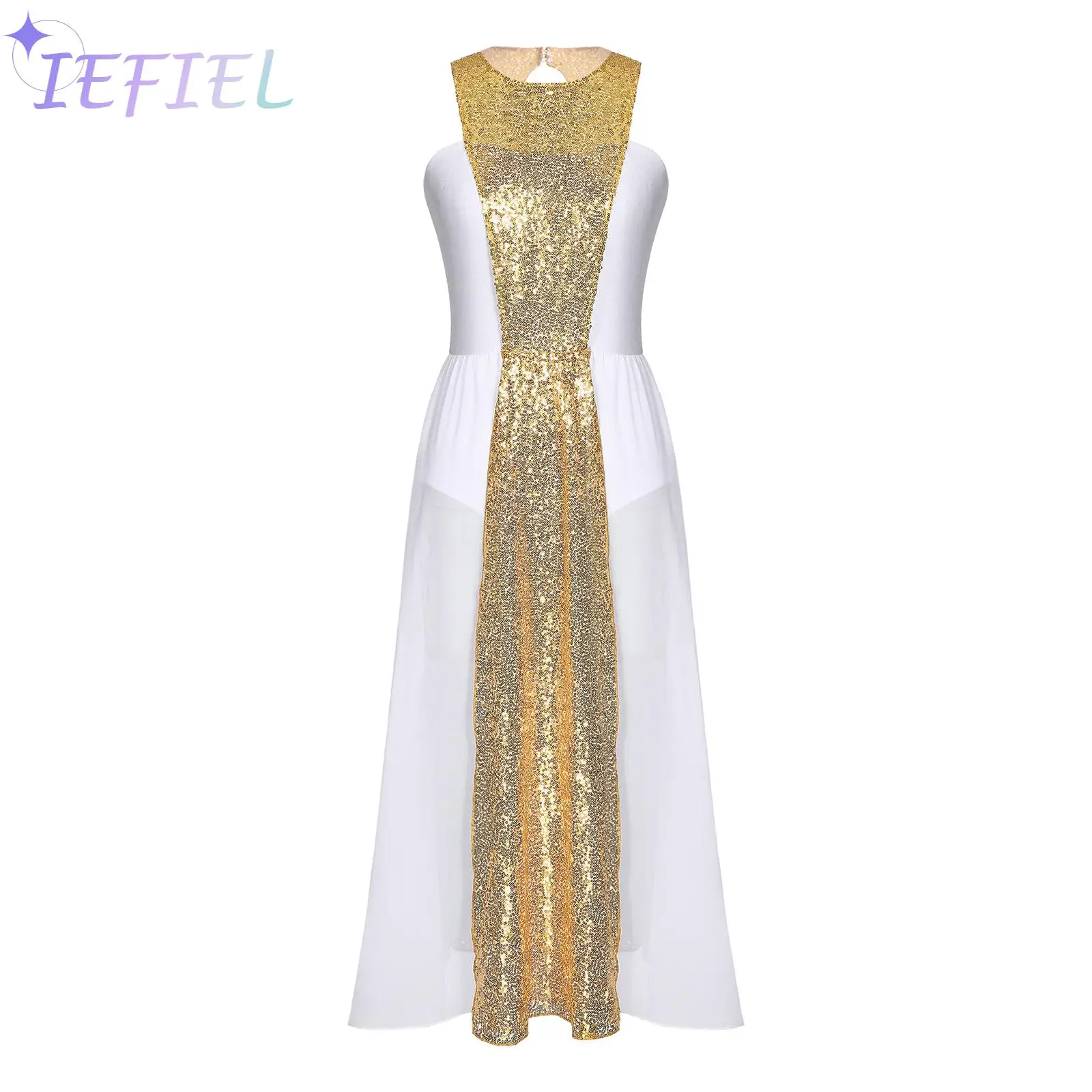 Sleeveless Dress Lyrical Modern Contemporary Ballet Dance Stage Performance Choir Costume Tunic Patchwork Long Dresses Dancewear
Sleeveless Dress Lyrical Modern Contemporary Ballet Dance Stage Performance Choir Costume Tunic Patchwork Long Dresses Dancewear