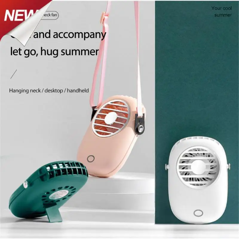 

WX616 Hanging Neck Mini Fan Rechargeable Radiator Outdoor Travel Handheld Portable Silent Small PC Fan Air Conditioners Usb Fan