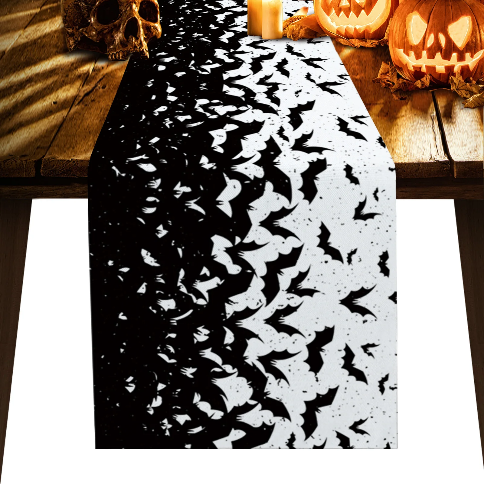 Halloween Bat Silhouette Table Runner Luxury Home Dining Table Coffee Table Holiday Wedding Decoration Party Dinner Table Runner
Halloween Bat Silhouette Table Runner Luxury Home Dining Table Coffee Table Holiday Wedding Decoration Party Dinner Table Runner