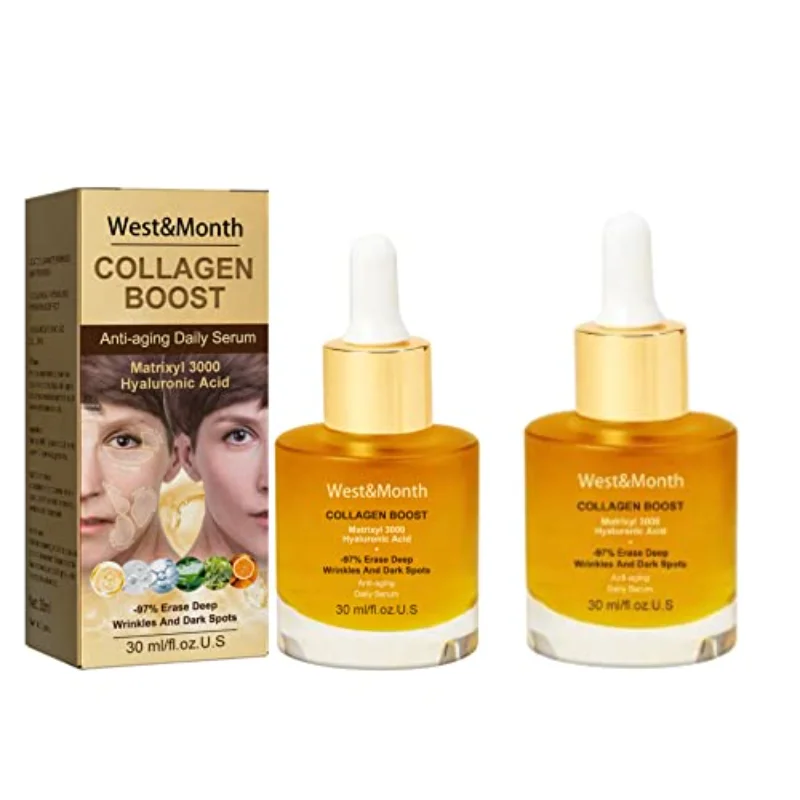 

Advanced Collagen Boost Anti Aging Serum, Collagen Boost Anti Aging Serum,Firm Skin & Reduces Wrinkles Hyaluronic Acid Serum