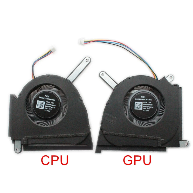 New Original Laptop CPU GPU Cooling Fan For ASUS TUF Dash F15 FX517 FX517ZC FX517ZR RTX3050/TI 13NR0950P01011 13NR0950P02011 5V
New Original Laptop CPU GPU Cooling Fan For ASUS TUF Dash F15 FX517 FX517ZC FX517ZR RTX3050/TI 13NR0950P01011 13NR0950P02011 5V