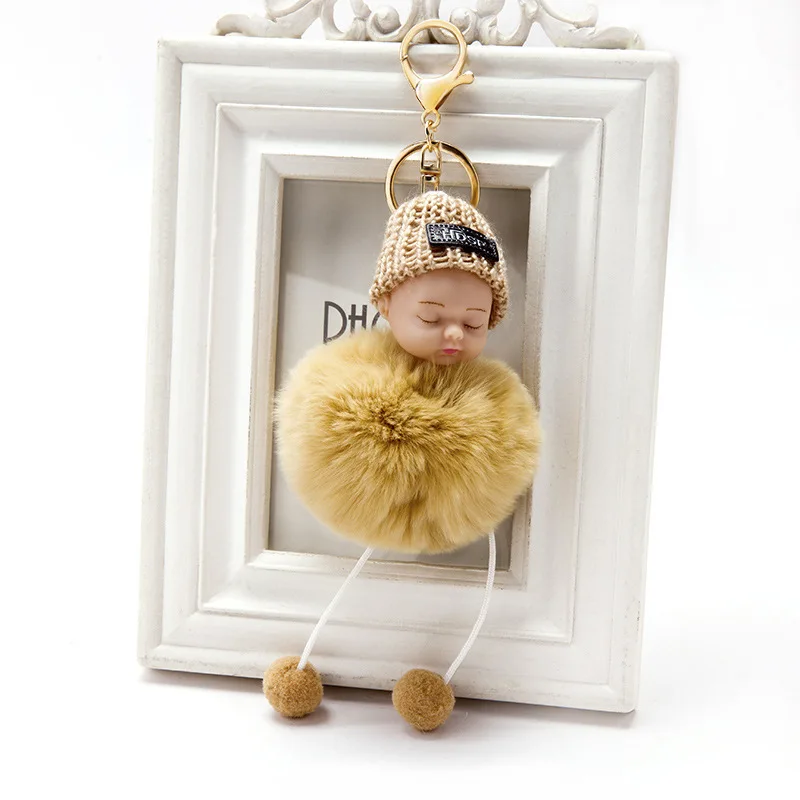 Gift Cute Cartoon Sleeping Doll Keychain Fur Ball Plush Toys for Kids Women Handbag Car Key Holder Bag Pendant KeyChain Keyring
Gift Cute Cartoon Sleeping Doll Keychain Fur Ball Plush Toys for Kids Women Handbag Car Key Holder Bag Pendant KeyChain Keyring