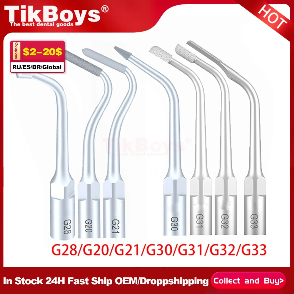 1 шт. стоматологические наконечники для масштабирования GD21 GD30 GD31 GD32 GD33 GD35