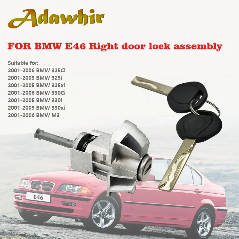 Suitable for BMW E46 3 Series Right Door Lock Cylinder Assembly, with 2 Keys 51217019976
Suitable for BMW E46 3 Series Right Door Lock Cylinder Assembly, with 2 Keys 51217019976