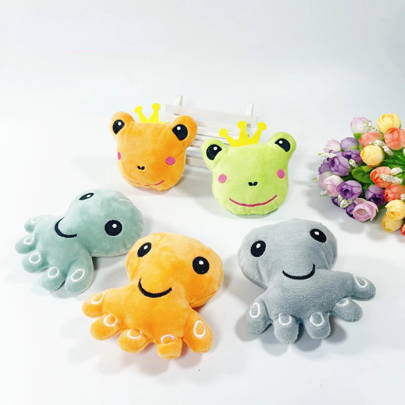 Cute Pet Dog Plush Puppy Toy Interesting Fleece Frog Octopus Chewing Pet Molar Playing Toy Suitable for Small Meduim Pet Product
Cute Pet Dog Plush Puppy Toy Interesting Fleece Frog Octopus Chewing Pet Molar Playing Toy Suitable for Small Meduim Pet Product