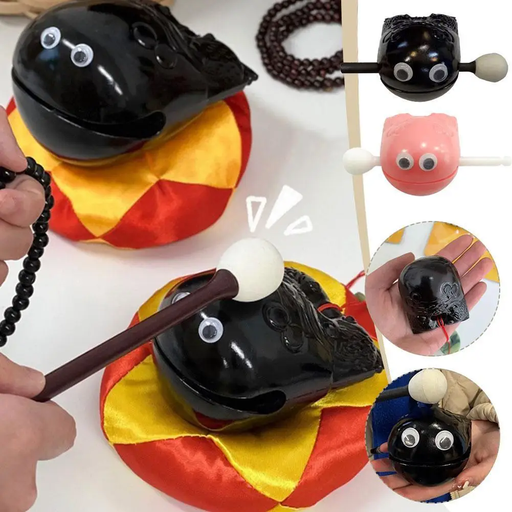 1pc Wooden Fish Beating Cute Little Woodfish Mini Edition Instrument Portable Percussion Toys Meditation Buddhist Decompres Q3C2
1pc Wooden Fish Beating Cute Little Woodfish Mini Edition Instrument Portable Percussion Toys Meditation Buddhist Decompres Q3C2