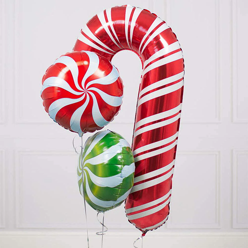 3/4pcs Christmas Decoration Lollipop Christmas Cane Foil Balloons Christmas Happy New Year Party Decorations Air Helium Balloon
3/4pcs Christmas Decoration Lollipop Christmas Cane Foil Balloons Christmas Happy New Year Party Decorations Air Helium Balloon