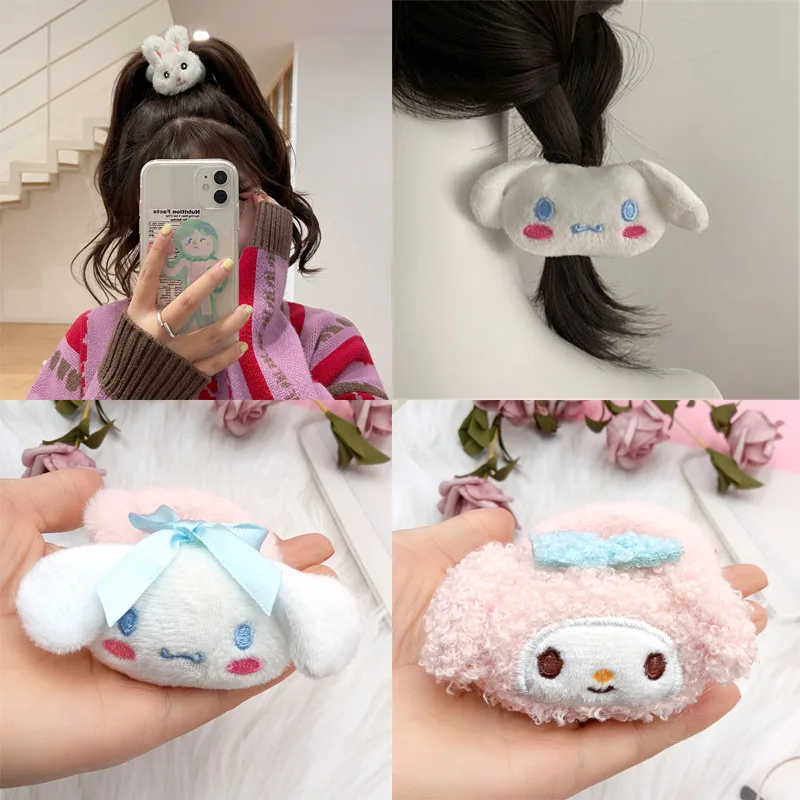 Hellokitty Teenage Heart Melody JK Soft Girl Cute Plush Sausage Hair Ring Yugui Dog Hair Rope Cute Hair Accessories
Hellokitty Teenage Heart Melody JK Soft Girl Cute Plush Sausage Hair Ring Yugui Dog Hair Rope Cute Hair Accessories