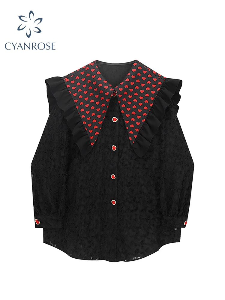 Женская винтажная блузка с длинным рукавом, черная Свободная Повседневная Блузка во французском стиле с кисточками и воротником «Питер Пэн...
Женская винтажная блузка с длинным рукавом, черная Свободная Повседневная Блузка во французском стиле с кисточками и воротником «Питер Пэн...