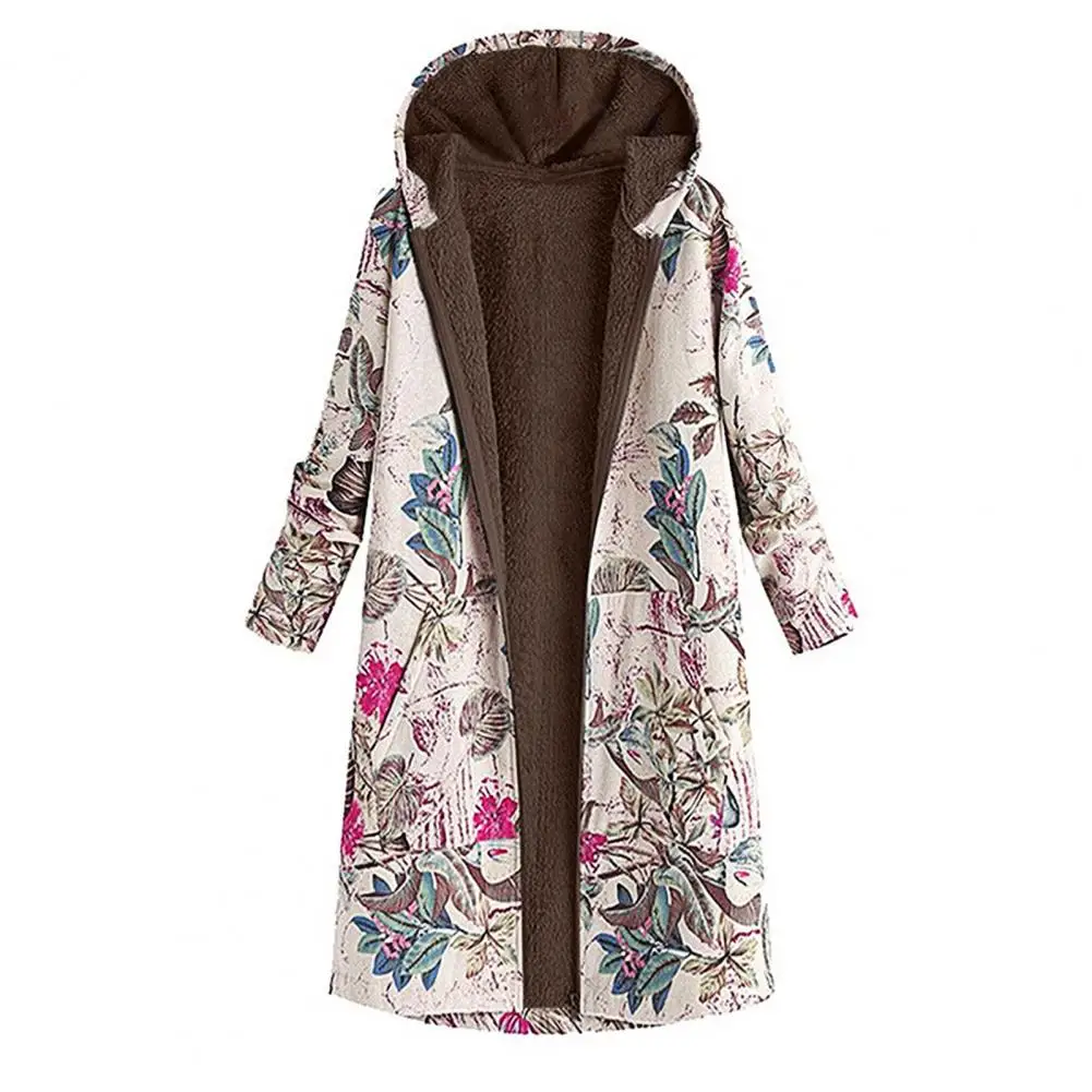 Winter Coat Women 2022 Midi Length Hooded Long Sleeves Hat Pockets Flower Print Thick Vintage Colorful Lady Jacket
Winter Coat Women 2022 Midi Length Hooded Long Sleeves Hat Pockets Flower Print Thick Vintage Colorful Lady Jacket