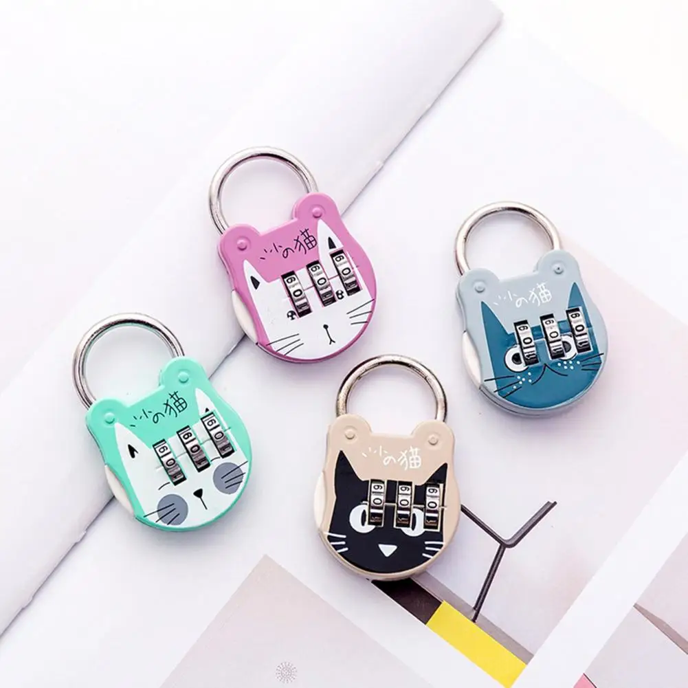 Code Number Lock Excellent Accurate Anti-theft Household Accessories Dial Digits Padlock Number Password Lock Cute Cartoon Cat
Code Number Lock Excellent Accurate Anti-theft Household Accessories Dial Digits Padlock Number Password Lock Cute Cartoon Cat