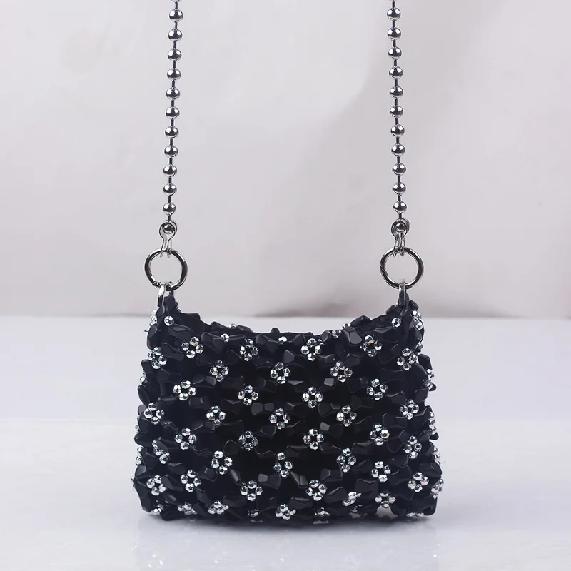 Women's Flower Evening Bag Hollowed Out Design Crystal Acrylic Beaded Chain Crossbody Bag Hand-woven Party Wedding Clutches
Women's Flower Evening Bag Hollowed Out Design Crystal Acrylic Beaded Chain Crossbody Bag Hand-woven Party Wedding Clutches