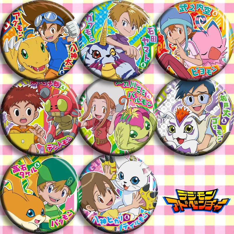 Digimon Adventure Action Figure Taichi Yagami Ishida Yamato Agumon 8 Type Anime Backpack Decoration Tinplate PVC Badge Toys
Digimon Adventure Action Figure Taichi Yagami Ishida Yamato Agumon 8 Type Anime Backpack Decoration Tinplate PVC Badge Toys