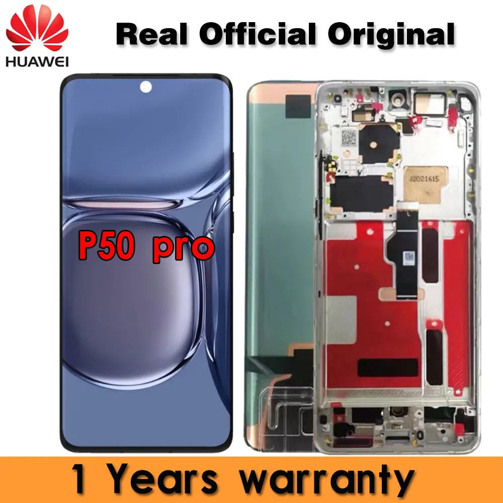 Original Screen Huawei P50 Pro JAD-AL50 lcd Display Touch Panel Digitizer with frame Assembly Repair parts Replacement
Original Screen Huawei P50 Pro JAD-AL50 lcd Display Touch Panel Digitizer with frame Assembly Repair parts Replacement
