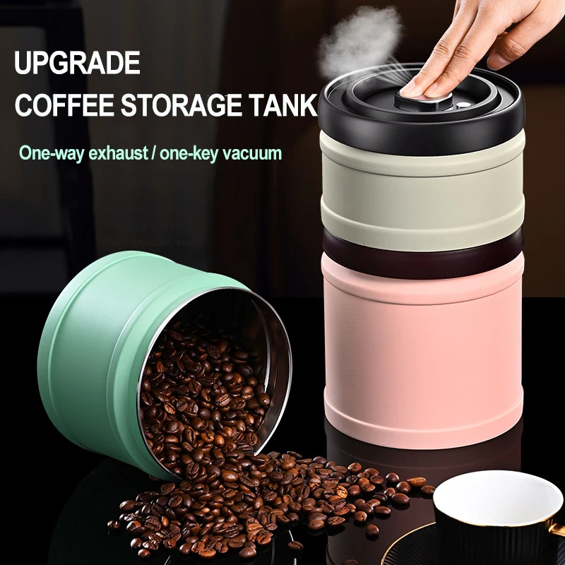 750/1100/1600ML Cereals Candy Tea Keep Fresh Canister Tank For Coffee Airtight Jar Sealed Coffee Bean Storage Container Vacuum
750/1100/1600ML Cereals Candy Tea Keep Fresh Canister Tank For Coffee Airtight Jar Sealed Coffee Bean Storage Container Vacuum