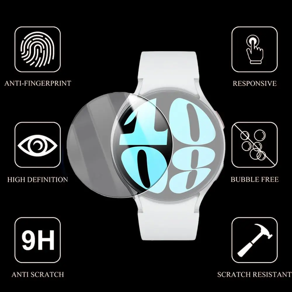 

Защита экрана для Samsung Galaxy Watch 6, закаленная пленка, Классическая 43/47 мм защитная пленка, аксессуары, оптовая продажа, новинка, G9L2