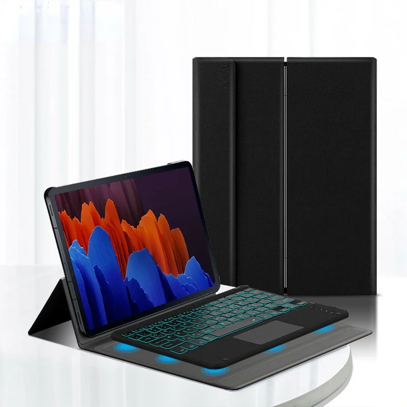 AJIUYU Keyboard Case for Samsung Galaxy Tab S7 Plus SM T970 T975 12.4"Case Tablet Bluetooth Keyboard Protective Cover Smart Case
AJIUYU Keyboard Case for Samsung Galaxy Tab S7 Plus SM T970 T975 12.4"Case Tablet Bluetooth Keyboard Protective Cover Smart Case