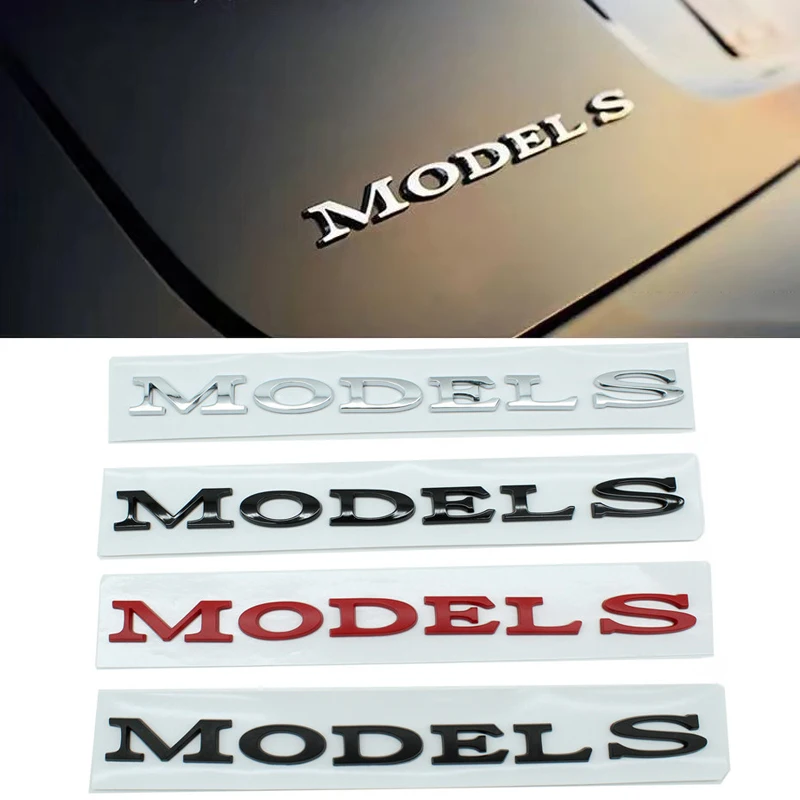 3D Letters Model S Car Rear Back Trunk Logo ABS Sticker For Tesla Model S Logo Emblem Badge Styling Stickers and Decals
3D Letters Model S Car Rear Back Trunk Logo ABS Sticker For Tesla Model S Logo Emblem Badge Styling Stickers and Decals