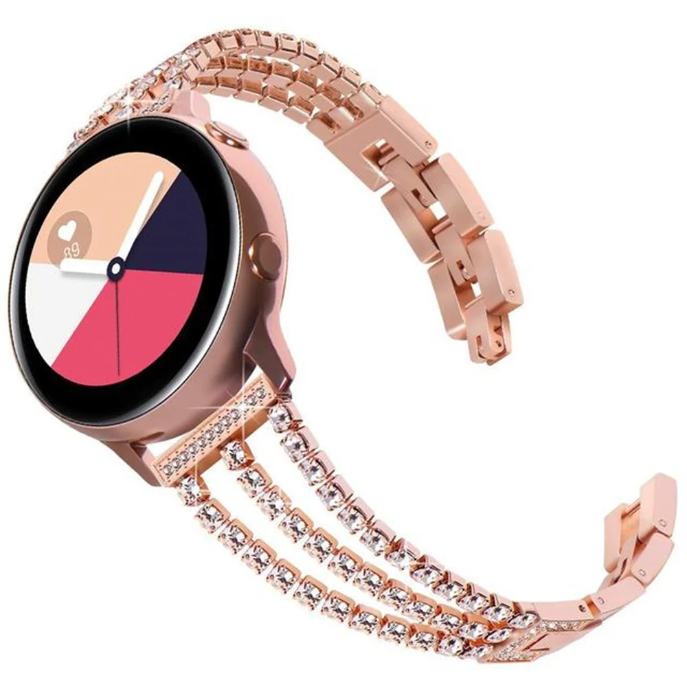 20mm 22mm Strap for Samsung Galaxy Watch 4 Classic 46mm 42mm Women Band Diamond Metal Bracelet Galaxy Gear S3 for Active 2 Bands
20mm 22mm Strap for Samsung Galaxy Watch 4 Classic 46mm 42mm Women Band Diamond Metal Bracelet Galaxy Gear S3 for Active 2 Bands