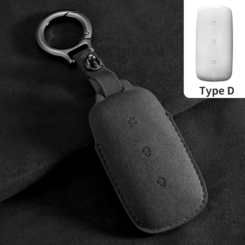Замшевый чехол для автомобильного дистанционного ключа, чехол для Geely Galaxy EX5 EM-i L7 L6 E8 A5 M9, кожаная сумка для автомобильного смарт-ключа, аксессуары
Замшевый чехол для автомобильного дистанционного ключа, чехол для Geely Galaxy EX5 EM-i L7 L6 E8 A5 M9, кожаная сумка для автомобильного смарт-ключа, аксессуары
