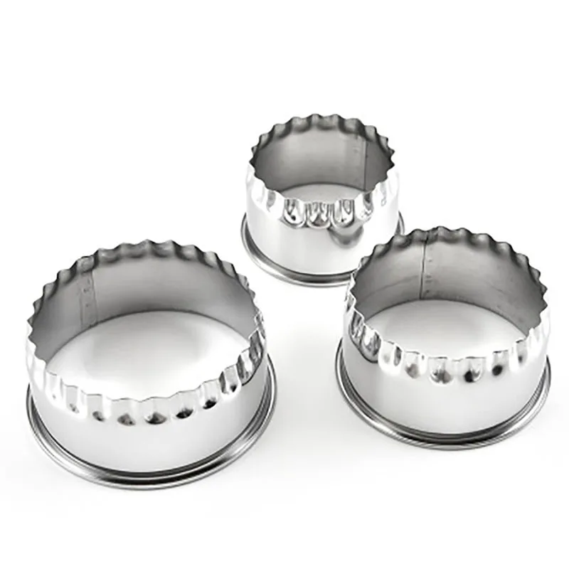 3PCS Stainless Steel Round Shape Dumpling Wrapper Mold Set Cookie Pastry Maker Jiaozi Cutter Kitchen Gadgets Creative Part Tool
3PCS Stainless Steel Round Shape Dumpling Wrapper Mold Set Cookie Pastry Maker Jiaozi Cutter Kitchen Gadgets Creative Part Tool