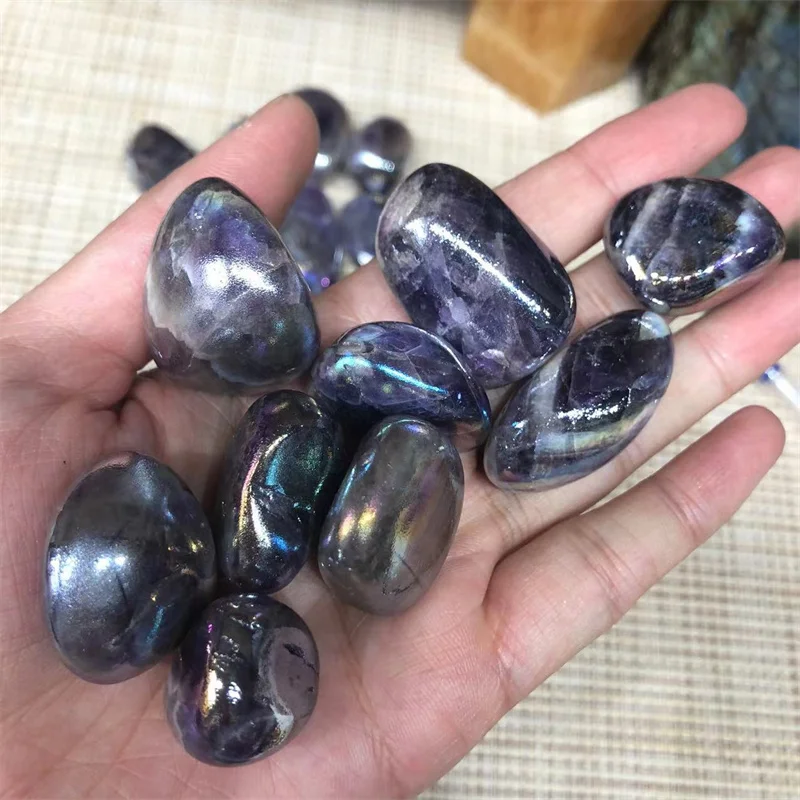 Polished Quartz Aura Dream Amethyst Tumbled Gems Natural Stones Crystal Healing Reiki Gemstones Home Decoration
Polished Quartz Aura Dream Amethyst Tumbled Gems Natural Stones Crystal Healing Reiki Gemstones Home Decoration