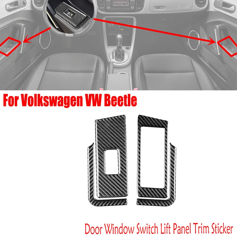 Автомобильные аксессуары из настоящего углеродного волокна для Volkswagen VW Beetle 2012-2019, интерьерные детали, переключатель двери и окна, панель подъема, декоративная наклейка
Автомобильные аксессуары из настоящего углеродного волокна для Volkswagen VW Beetle 2012-2019, интерьерные детали, переключатель двери и окна, панель подъема, декоративная наклейка