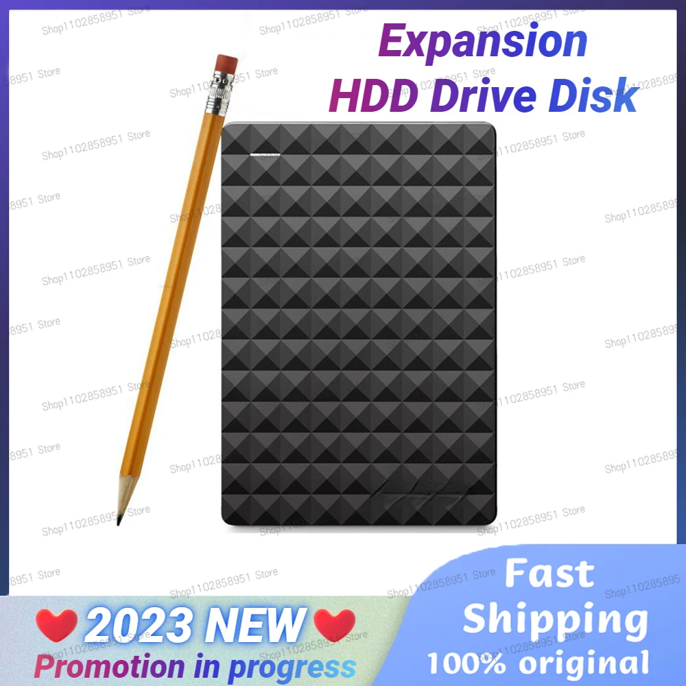 

New 256tb Expansion HDD Drive Disk 500GB 2TB USB3.0 External HDD 2.5"16tb 64tb Portable External Hard Disk 외장하드 for ps5 ps4