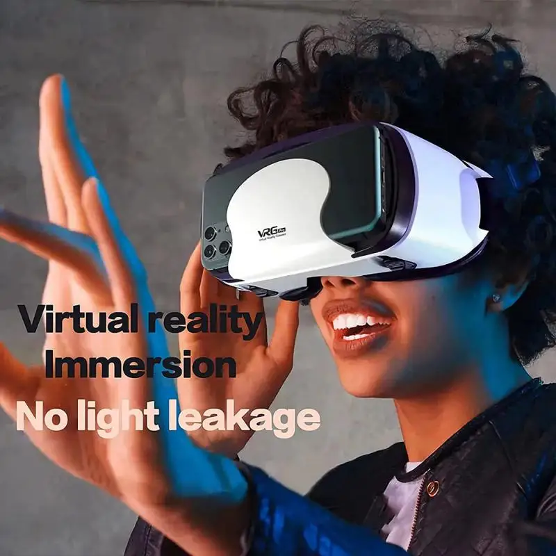 VRG Pro 3D VR Glasses Virtual Reality Full Screen Visual Wide-Angle VR Glasses For 5 To 7 Inch Smartphone Devices
VRG Pro 3D VR Glasses Virtual Reality Full Screen Visual Wide-Angle VR Glasses For 5 To 7 Inch Smartphone Devices