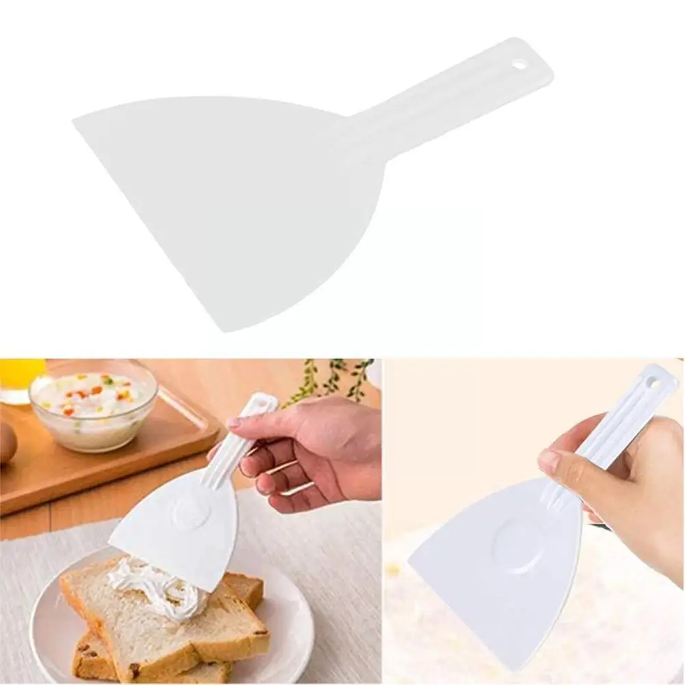 

1pc Pastry Cutter Cake Spatulas Dough Scraper With Butter Tools Fondant Multiduty Trapezoid Bakeware Pizza Knife Bread Hand D5C5