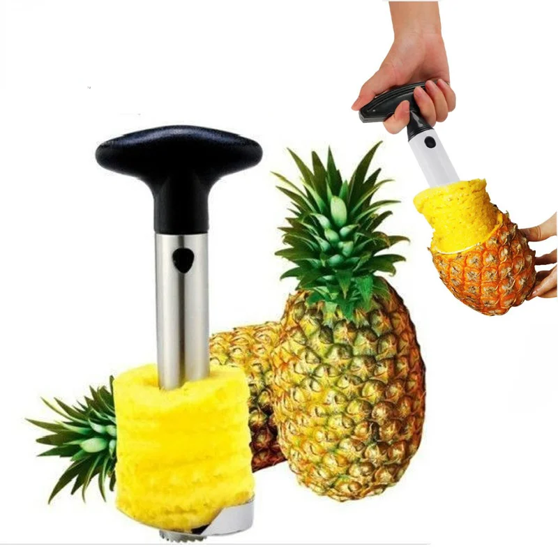 Fruit Pineapple Corer Slicers Peeler Parer Cutter Kitchen Cutter Peeler Easy Tool Stainless Steel 
Fruit Pineapple Corer Slicers Peeler Parer Cutter Kitchen Cutter Peeler Easy Tool Stainless Steel