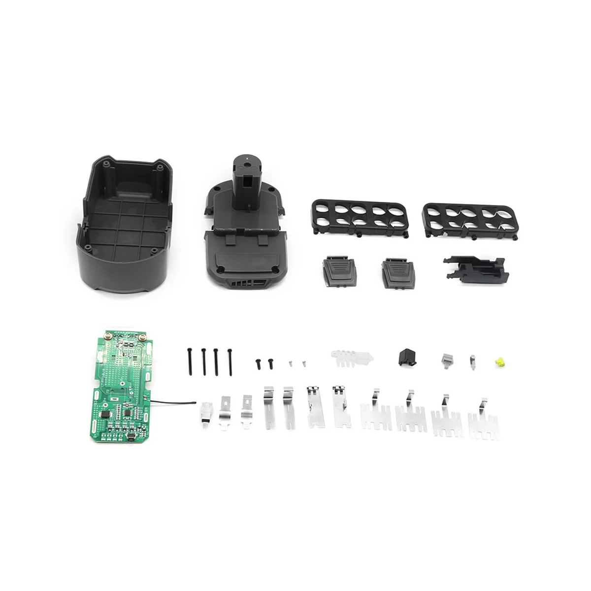 P108 Li-Ion Battery Plastic Case Charging Protection Board Kit for RYOBI 18V P103 P118 BPL-1815
P108 Li-Ion Battery Plastic Case Charging Protection Board Kit for RYOBI 18V P103 P118 BPL-1815