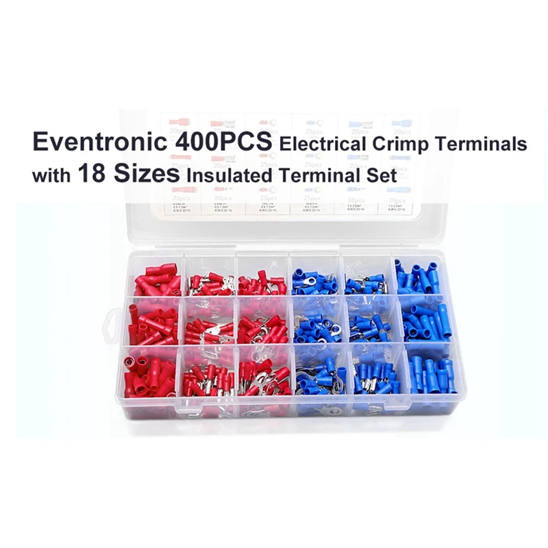 400PCS Car Electrical Terminal Connector Crimp Connector Lengya Terminal Combination Set Electrical Crimp Terminal 
400PCS Car Electrical Terminal Connector Crimp Connector Lengya Terminal Combination Set Electrical Crimp Terminal